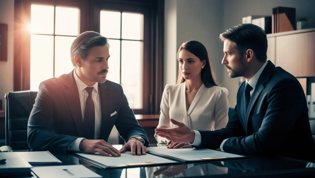 Grupo de personas hablando y transcribiendo